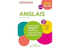 CRPE 2026-2027 - Anglais - Epreuve orale (M1 et M2): Manuel + Exercices interactifs
