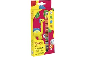 Jovi - Opakowanie ciasta do zabawy, 10 pałeczek po 15 gramów, wielokolorowy asortyment, bezglutenowe (90/10)