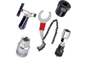 BeiLan Kits d'outils de réparation pour vélo de Montagne, Support, Roue Libre, Outil de détachant de manivelle, Outil de Maintenance et séparateur de chaîne