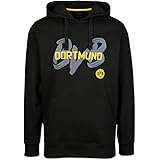 Borussia Dortmund Herren Hoodie BVB-Kollektion Kapuzensweatshirt