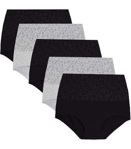 Intimo da donna Tasca con cerniera antifurto Va alta Stretch Cotone traspirante Mamma di mezza età Nonna Slip Mutandine Mutande