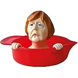 Citroenpers "Angie" van stevig giethars, handbeschilderd, levensmiddelechte kleuren - knijp het! Ø 12 cm, hoogte 10 cm • 4058