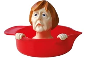 ‎INKOGNITO Zitronenpresse ''Angie'' aus stabilem Gießharz, handbemalt, lebensmittelechten Farben - Squeeze it! Ø 12 cm, Höhe 10 cm • 40580 ''Angela Merkel Zitronenpresse'' von Inkognito • Künstler: • Weihnachtliches • Küche & Frühstück • Haushalt • Dies + Das