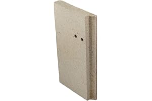 SENDEO Ersatzteil WAMSLER für Kaminofen Jupiter Typ 10853/10863 (2 - Schamottstein hinten gebohrt)