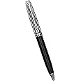 amazon basics Elegant Ballpoint Pen with Classy Stainless Steel Body (Blue Ink)