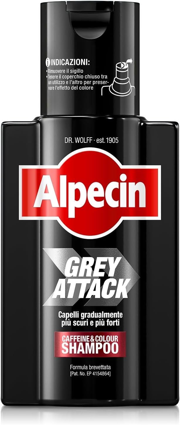 Avis d'Expert & Test Approfondi : Alpecin Grey Attack Shampoo Colorante Uomo 1x (Sélection)