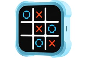 SOLLEE Elektronisches Tic-Tac Toe-Spiel, Tic-Tac Toe Bolt, Digitales Tic-Tac Toe-Spiel, Tragbare Reisespielkonsole Für Kinder, Lustiges Schachbrettspiel Zappelspielzeug Für Jun-gen Und Mädchen
