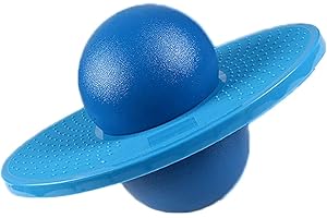 Deeabo Balón de equilibrio para adultos, a prueba de explosiones, pelota de ejercicio, juguete de espacio de rebote en azul