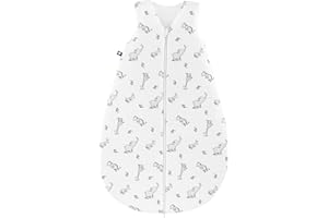 Julius Zöllner Baby Sommerschlafsack aus 100% Baumwolle, Größe 110, Standard 100 by OEKO-TEX, made in Germany, Safari