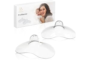 KISSBOBO Pezoneras - 2 unidades pezoneras lactancia protector incluye estuche protector,Sin BPA, fabricados en silicona blanda ultrafina,pezones para pezones sensibles