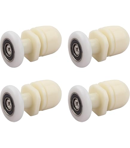 8 X Duschtür-Haken, Führungen, Rollen, Laufschienen, Durchmesser 25 Mm