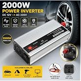 1500W Ara&ccedil; G&uuml;&ccedil; İnverteri 12V DC - 220V AC &Ccedil;evirici Saf Sin&uuml;s İnverter Oto D&ouml;n&uuml;şt&uuml;r&uuml;c&uuml;