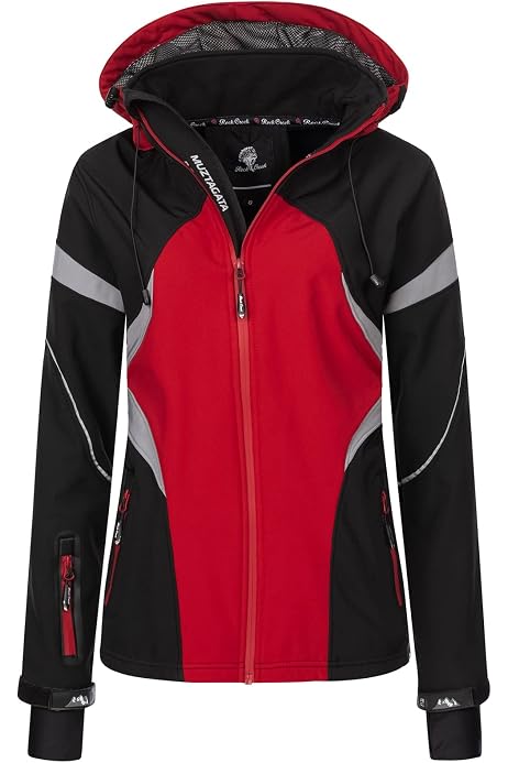 Damen Softshell Jacke Übergangsjacke Windbreaker D Produktbild-Vorschau 9
