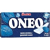 &Uuml;LKER Oneo Slims Yeşil Naneli Sakız, 14 Gr