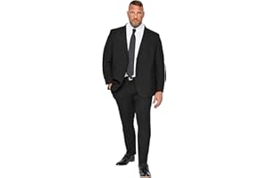 BadRhino Tailoring Big & Tall Plain Suit Jacket - Men's - Plus Size Curve