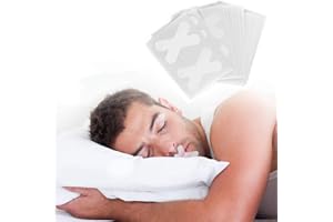 WagiSleep Sleep Strips, 60 Pcs Adhésif Mouth Tape Bandes Buccales Anti-Ronflement Pour Une Meilleure Respiration Du Nez Tapes Anti Ronflement, Développez l'Habitude De La Respiration Nasale