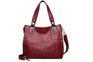 AINUOEY Donna Borse a Mano Borsa a Spalla Elegante Grandi Firmate Marca Tracolla Antifurto PU pelle 76618 1 pz