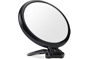 B Beauty Planet Miroir Grossissant x 20,15,2 cm Miroir Double Face,Miroir de Courtoisie Pliable avec Support, pour Le Maquillage,L'épilation et L'élimination des Points Noirs