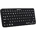 ZEBRONICS ZEB-K5000MW Wireless Multi-Device BT Keyboard for Mac, Windows, Android, iOS, 6 Months Backup*, Built in Rechargeable Battery, Type C, Compact Design, Scissor Keys and LED Indicator(Black)
