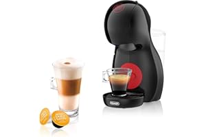 NESCAFÉ DOLCE GUSTO De'Longhi Nescafé Dolce Gusto Piccolo XS EDG 210.B Machine à capsules (pour boissons chaudes et froides, pression de pompe 15 bar, dosage manuel de l'eau) Noir