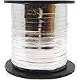Unique 50 YARDS SILVER CURLING RIBBON