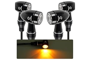 evermotor Omologate CNC 12V 4 Pezzi E32 Frecce Moto LED Indicatori Direzione Segnale Bullet Lega di Alluminio IP67 Impermeabile E-mark