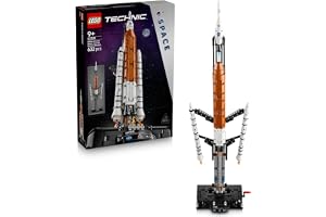 LEGO Technic NASA Artemis Space Launch System Rocket 42221 | Rocket STEM Toy, 4 Astronaut Figures, Interactive Model Kit, Gift for 9+ Year Old Boys & Girls, 632 Pieces