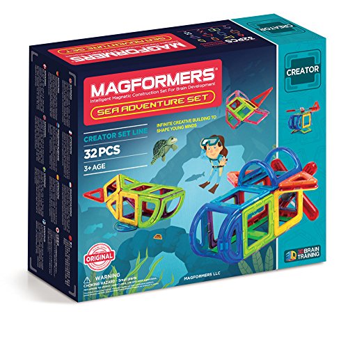 Preisvergleich Produktbild Magformers Adventure Sea 32-Piece Building Set