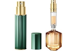 OSALALA Perfume Atomiser Travel Spray Bottle, 5ML Refillable Perfume Travel Bottle Easy to Refill Empty Atomisers Bottles for Purse, Handbag, Pocket and Luggage Gift