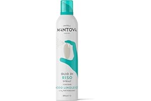 Olio di Riso Spray 200ml - Olio Spray nutraceutico – Salute & Benessere - Sprayleggero – 100% Naturale,100% Leggero, 100% Facile - Con lo spray risparmi fino al 90% di prodotto