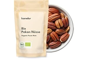 ‎KAMELUR Kamelur Bio Pekannüsse - 1kg - Pecannüsse in Rohkostqualität ohne Zusätze