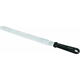 LACOR 60465 - Long Straight Spatula Solid Handle, 35 cm - Home and | Stir and serve without scratching; ideal for everyday us
