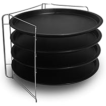 Tegame Per Pizza 32cm In Acciaio Antiaderente - Made In Italy - Foto 7