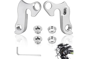 IKOPFLN gancio per cambio bici,forcellino deragliatore posteriore,bike prolunga forcellino cambio mtb Set di 7 ganci per cambio bicicletta di Alluminio Mountain Road Bike