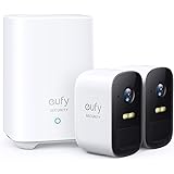 eufy Security eufyCam 2C Wireless Home Security Add-on Kamera, benötigt HomeBase 2, 180 Tage Akkulaufzeit, HD 1080p, Keine mo