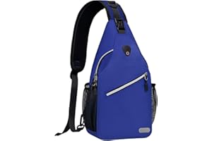 MOSISO Bolsa Cruzada Mochila de Pecho, Poliéster Duradero Pecho Hombro Desbalanceada Gimnasia Ligero Crossbody Saco Satchel al Aire Libre Excursión Bolsa Bandolera