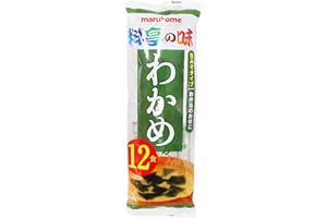 Marukome Sachets Coller Miso Soup instantanée avec Wakame 12x18g
