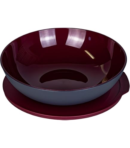 Jual TUPPERWARE ALLEGRA GOLD 2,5L WHITE BOWL CUP SERVING NEW