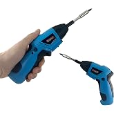 Coverzone 6V Pilli Tornavida Seti | 180 RPM G&uuml;&ccedil;l&uuml; Vidalama, LED Aydınlatmalı, Katlanabilir Ergonomik G&ouml;vde, İleri-Geri Ayarlı