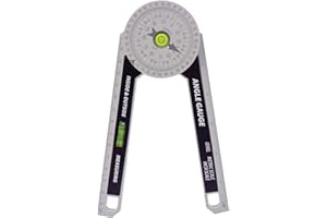 NORTOOLS Miter Saw Protractor, Inside & Outside Miter Angle Finder Measuring Tools for Carpenters, Plumbers, Building Trades, DYI Home Improvement