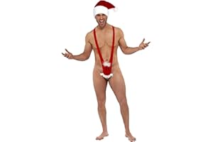 FANCY DRESS VIP Adult Mens Sexy Funny Christmas Mankini Kini Novelty Party Gift Stag Costume