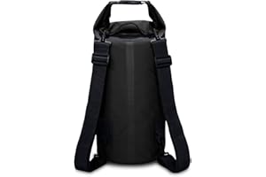 CLGTY Waterproof Sac Sec Sac à Dos Bretelles, Sac De Rangement étanche 5L 10L 15L 20L 30L Roll Top PVC Sac Sec pour Le Kayak, Nautisme, Pêche, Natation Et Camping.-C-5L