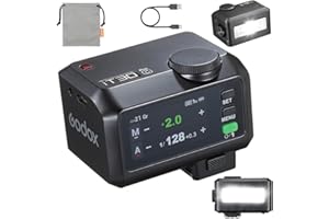 Godox iT30 Pro C Mini Flash compatibile con fotocamera Canon, esposizione automatica TTL, HSS 1/8000 secondi, sistema X wireless 2.4G, touchscreen a colori da 2,8", batteria al litio