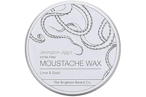 THE BRIGHTON BEARD COMPANY Brighton Bard Company Moustache Wax Tins 30ml (Lime & Basil)