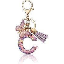 KAL-Porte-Clés Papillon Coloré En Acrylique Porte-Clés Voiture