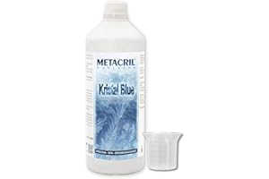 METACRIL Floculant et clarifiant Naturelle - Kristal Blue 500 ML + doseur - Idéal pour Piscine ou hydromassage (Teuco, Jacuzzi, Intex, Bestway, etc).Expédition immédiate