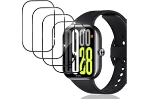 Yenwen Ochraniacz ekranu do Xiaomi Redmi Watch 5, 4 szt. Przezroczysta Ochrona, Odporna na zarysowania elastyczna folia, miękka folia HD Clear TPU bez pęcherzyków