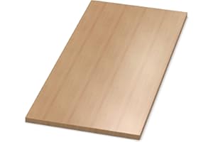 AUPROTEC Tischplatte 28mm Weißbuche 2000 mm x 900 mm Holzplatte Dekor Spanplatte mit Umleimer ABS Kante Auswahl: 200x90 cm