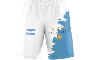 YuanDiann 2022 Fußballweltmeisterschaft Argentinien Gewinnt Gedenk T-Shirts 3-Sterne Flaggendruck Kurzarm Rundhals Fussballtrikot Fanshirt für Herren und Damen