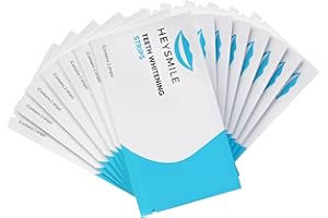 HeySmile Teeth Whitening Strips - No Sensitivity - Instant Results - Pack of 28 Strips - 14 Treatments - Up to 10 Shades Whiter Teeth - Scientifically Proven - Vegan Friendly